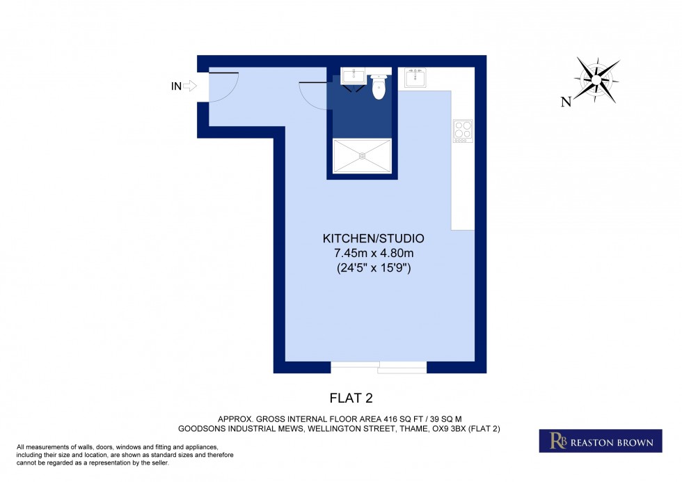 Floorplan for Thame, Oxfordshire